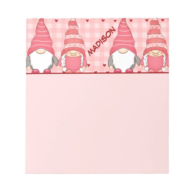 Bloco De Notas Gnomos no Amor (Frente)