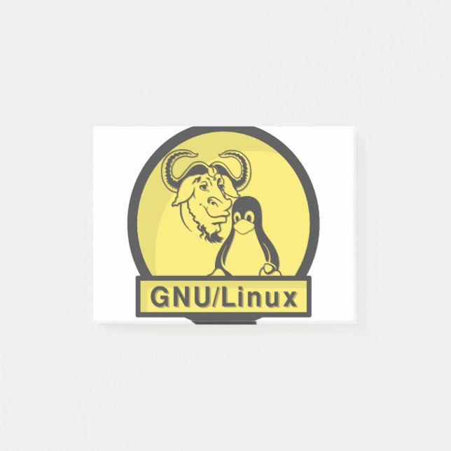 Bloco De Notas GNU/Linux (Frente)