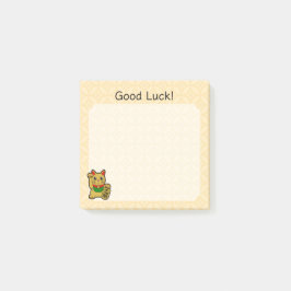 Bloco De Notas Gold Lucky Cat- Good Luck