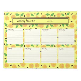 Bloco De Notas Golden Pears Collection Yellow Bright Planner