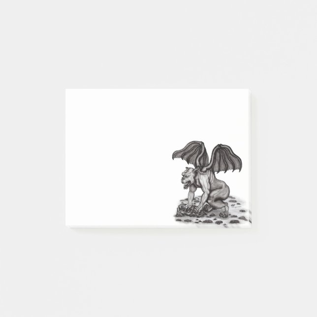 Bloco De Notas Golem Gargoyle (Frente)