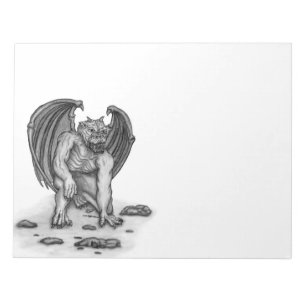 Bloco De Notas Golem Gargoyle