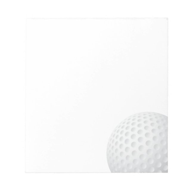 Bloco De Notas Golf Ball (Frente)
