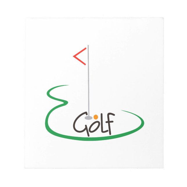 Bloco De Notas Golfe (Frente)