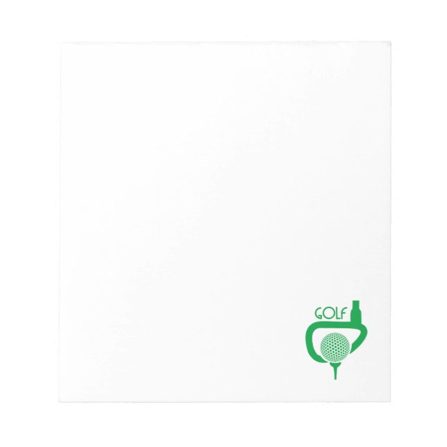 Bloco De Notas Golfe (Frente)