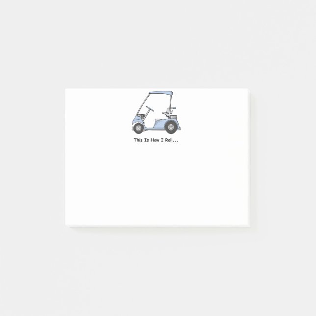 Bloco De Notas Golfe, é assim que eu faço (Frente)