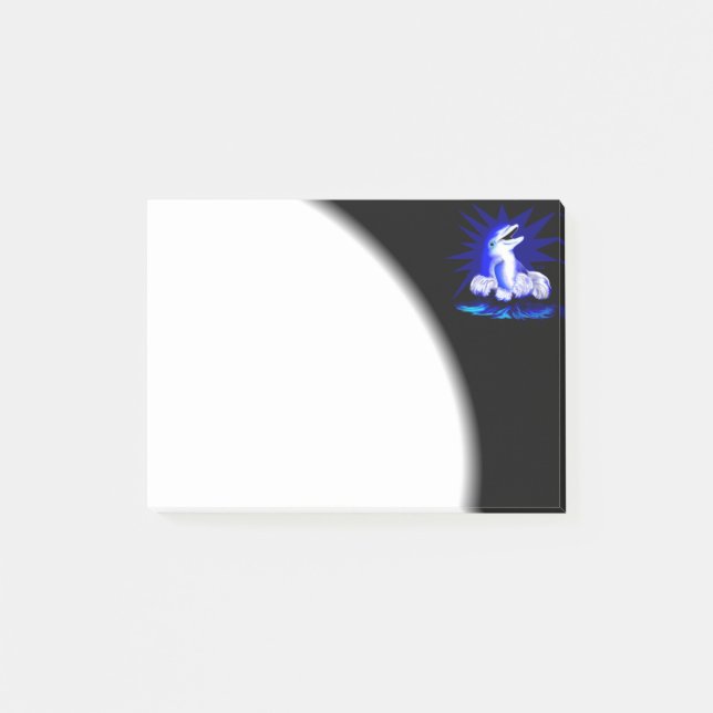 Bloco De Notas Golfinho sorridente (Frente)