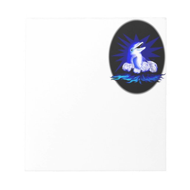 Bloco De Notas Golfinho sorridente (Frente)