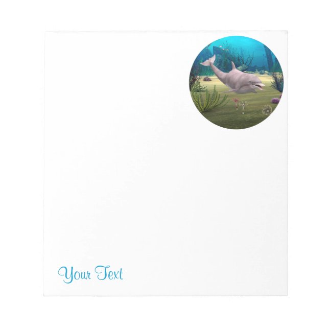 Bloco De Notas Golfinho sorridente (Frente)