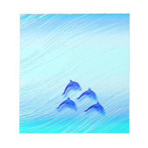 Bloco De Notas golfinhos saltadores