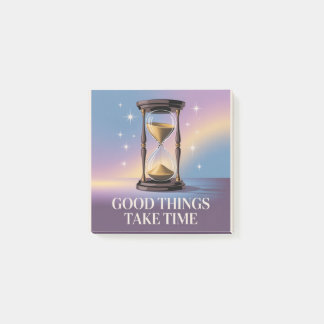 Bloco De Notas Good Things Take Time