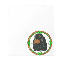 Bloco De Notas Gordon Setter St Patricks