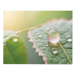 Bloco De Notas Gota de Orvalho Natureza Colorida Vida Selvagem Se