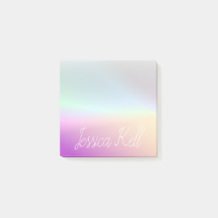 Bloco De Notas Gradações de Ombre Coloridas legal e seu Script