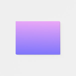 Bloco De Notas Gradiente Violeta e Azul