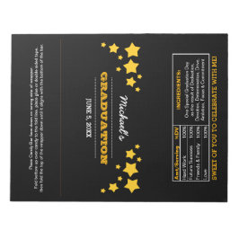 Bloco De Notas Graduação Favoritos Stars XL Candy Wrappers Notepa