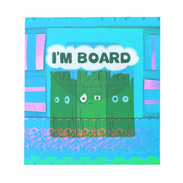 Bloco De Notas Gráfico Inspiracional Engraçado: Eu Sou Uma Arte D (Frente)