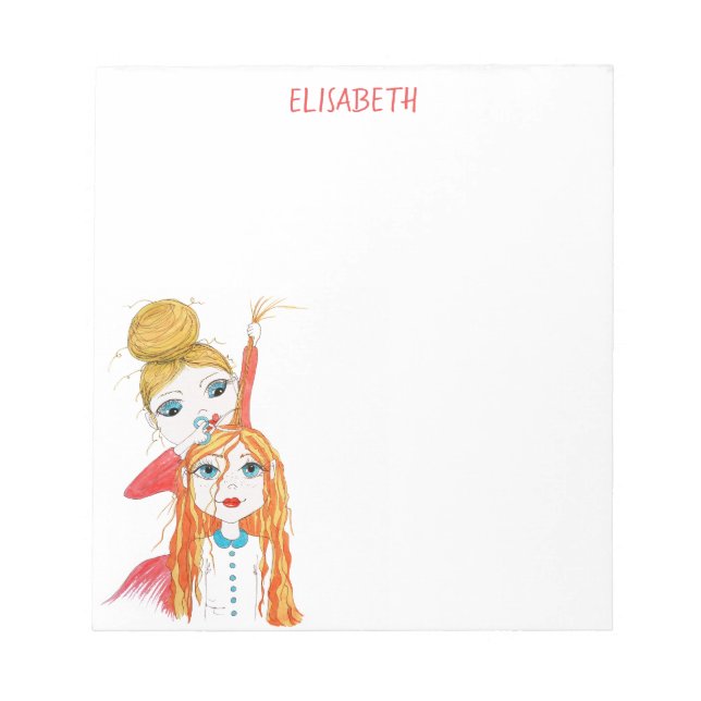 Bloco De Notas Gráfico Personalizado de Leitura Horária (Frente)