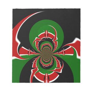 BLOCO DE NOTAS GRÁFICOS VERDE NEGROS NEGROS HAKUNA MATATA