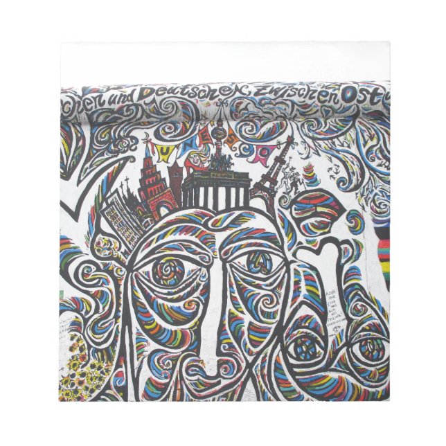 Bloco De Notas Grafite do Muro de Berlim Oriental (Frente)