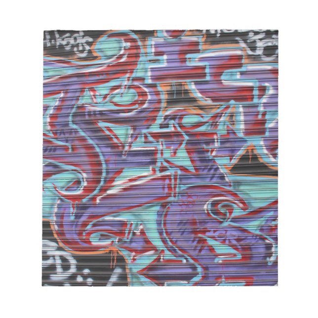 Bloco De Notas Grafite roxo no obturador (Frente)