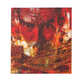 Bloco De Notas Grafite Vermelho