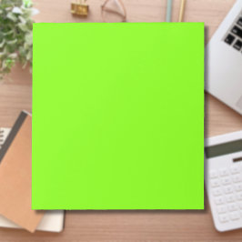 Bloco De Notas Grama Verde Cor Sólida | Clássico | Elegante