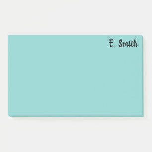 Bloco De Notas Grande azul personalizado