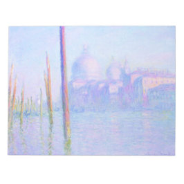 Bloco De Notas Grande Canal em Veneza (por Claude Monet)