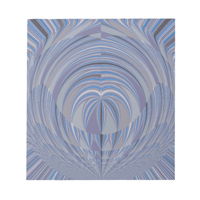 Bloco De Notas Grande Design de Coração Invisível (Frente)