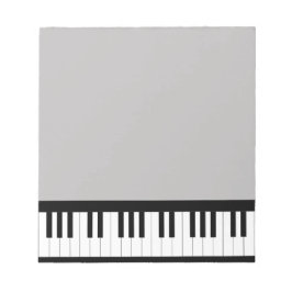 Bloco De Notas Grande Piano