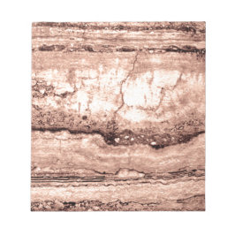 Bloco De Notas Granito laranja moderno e castanho-bege