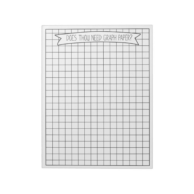 Bloco De Notas Graph Paper (Invertido)