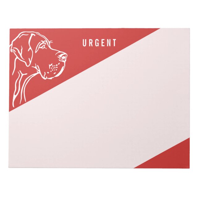 Bloco De Notas Great Dane (Frente)