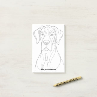 Bloco De Notas Great Dane Notes