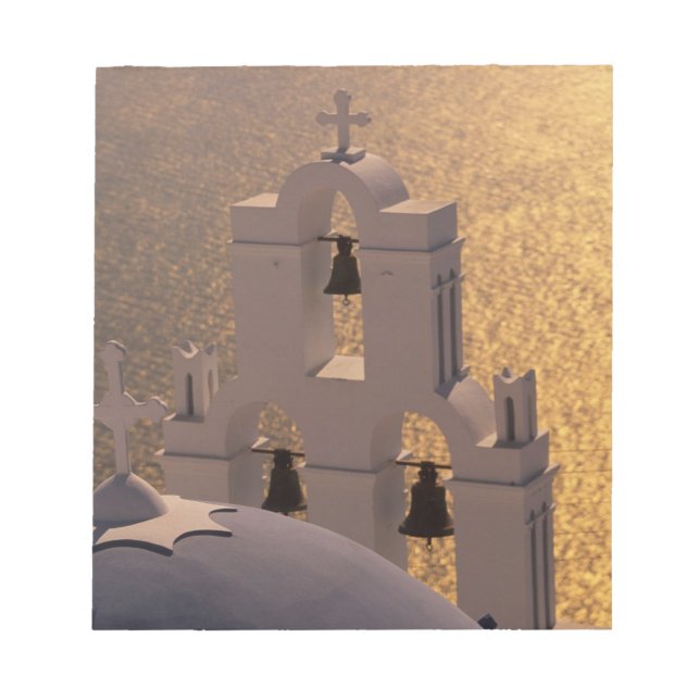 Bloco De Notas Grécia, Ilhas Cíclades, Santorini, Thira, (Frente)