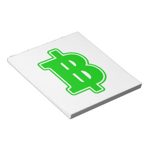 Bloco De Notas GREEN BAHT SGN ฿ Moeda Tailandesa ฿