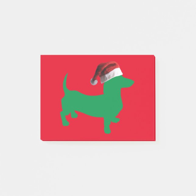 Bloco De Notas Green-Doxie — And-Papais noeis-Hat (Frente)