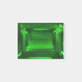 Bloco De Notas Green Emerald Gemstone