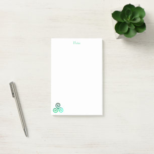 Bloco De Notas Green Triskele