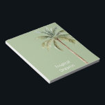 Bloco De Notas Green Tropical Palm Tree<br><div class="desc">Green Tropical Palm Tree</div>