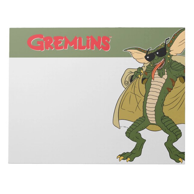 Bloco De Notas Gremlins | Strich Trench Casaco Flash (Frente)