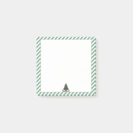 Bloco De Notas Greve Verde, Árvore de Natal com Presente