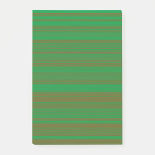 Bloco De Notas Grey Brown Stripes Verde