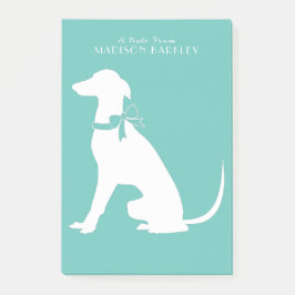 Bloco De Notas Greyhound Dog Puppy