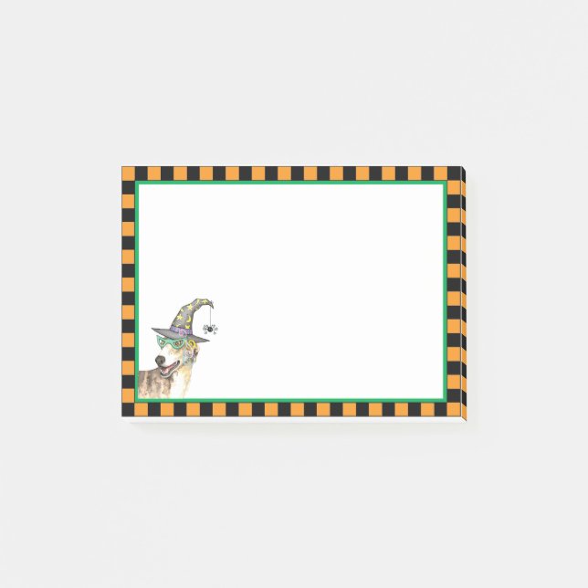 Bloco De Notas Greyhound Witch (Frente)