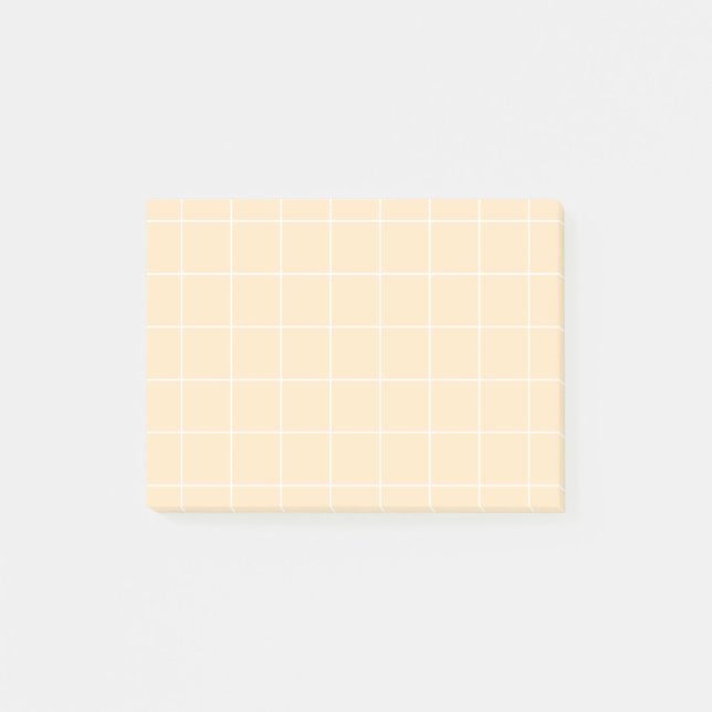 Bloco De Notas Grid paper: minimalist grid (vanilla) (Frente)