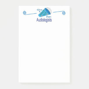 Bloco De Notas Gritar para audiólogos