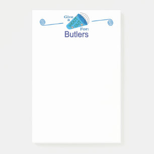 Bloco De Notas Gritar para Butlers