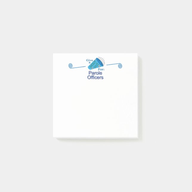 Bloco De Notas Gritar para Policiais (Frente)